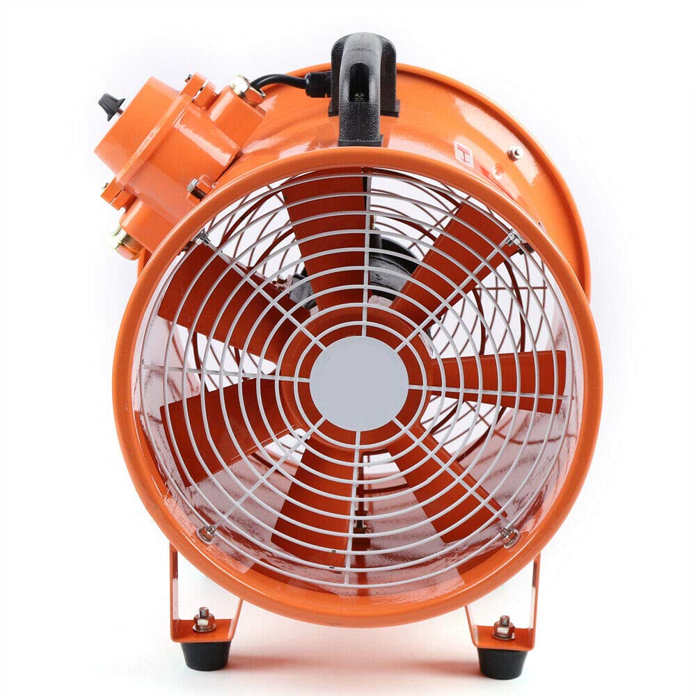 ¿Puede un ventilador axial portátil ofrecer portabilidad y un fuerte flujo de aire?